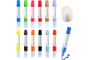 DELAIHUIL Candle Painting Set of 12 Wax Pens, Candle Pen for Candles, Candle Pens for Decorating, Candle Crayons, Candle Colour, Creative Gift for Adults and Children