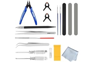 DOKEI 18 piezas Herramientas Modelismo Gundam Herramientas Básicas de Modelador Herramientas de Reparación de Modelos para Bandai Coche Aviones Hobby Building Craft Set