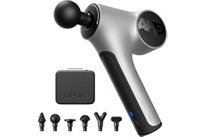 Opove Apex Pistola Massaggio Muscolare Professionale Massage Gun Massaggiatore A Percussione Tessuto Profondo 14,5 Mm Per Atleti Allenamento Sollievo Dal Dolore Recupero Scelta Del Terapeuta Argento