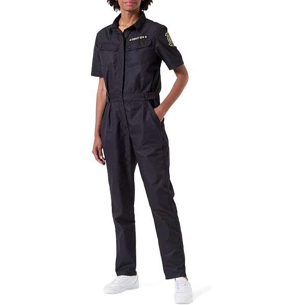 Mono De Lino Con Cintura Ajustable Schott NYC Para Mujer - Elegante Y Cómodo
