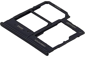 ICONIGON Ersatz für Galaxy A20e SIM/SD-Kartenhalter (Schwarz)