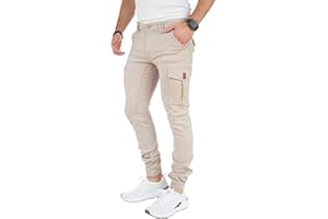 Styleko Herren Hosen Cargohose Herren Casual Slim Fit Cargohose aus Baumwolle Outdoorhose männer Chino Hose Freizeithose Jogging treckking Hose Sporthose|6 Taschen 8002