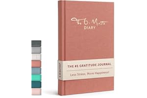 URBESTSELF The 6-Minute Diary (Le journal de 6 minutes en anglais) | 6 Minutes a Day for More Mindfulness, Happiness and Productivity | A Simple and Effective Gratitude Journal