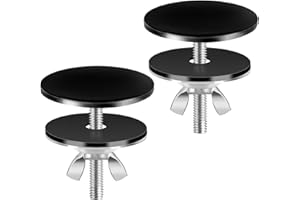 PRETWAD 2 Pack 2 Inch Kitchen Sink Hole Cover Black Sink Hole Cover Stainless Steel Faucet Hole Cover Metal Hole Plug for Leakage Protection