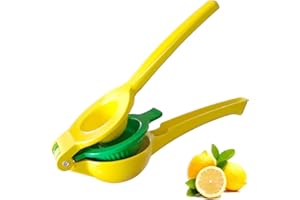 BDwing Exprimidor Manual de Limón, Exprimidor de Naranjas de Aluminio para Cítricos, Fácil de Usar para Limones, Limas y Naranjas, Extractor de Jugo Fresco