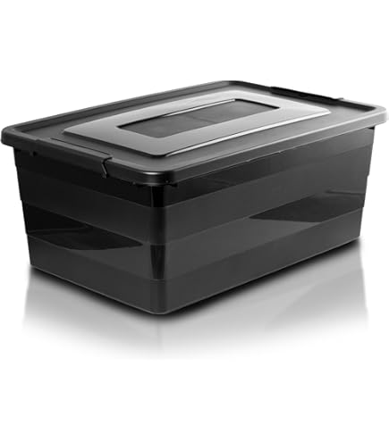 Opbergdoos met wielen Lars, 40 liter - Clips & Paper