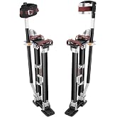 VEVOR Aluminum Alloy Working Stilts Adjustable Height 24-40 Inch Painter Stilts Load 103kg Drywall Stilts Feet Size 27-29cm f