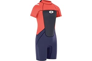 Osprey Kids Shorty Wetsuit, 3mm Wetsuit, Summer Shortie Suit, Multiples Colours