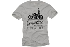 MAKAYA Camiseta Motero Hombre - Motorcycle T-Shirt Motorista