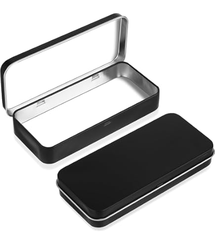 Sourcing Map 2x Metalldosen 17,5x6,1x1,8cm - Rechteckige Blechboxen Zur Aufbewahrung