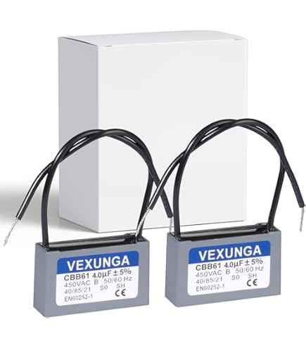 Condensatore CBB61 1uF 450V AC Per Ventilatore E Motore - Confezione Da 5 Pezzi - Foto 4