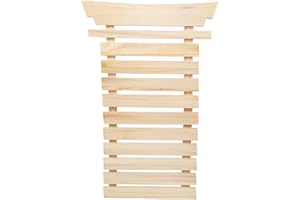 Qianly Cintura da Karate in Legno, espositore, Arti Marziali, Legno, Porta Cintura, espositore da Appendere, Arti Marziali, Organizer per Cintura