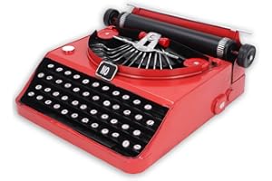 DPOFIRS Classic Retro Manual Typewriter - Metal Decor, Stress Relief Gifts for Women & Men, Home Decoration