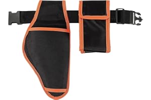 GOVNPJ Funda para Tijera de Podar Eléctrica Bolsa con Compartimiento Cinturón Resistente Ajustable para Tijera de Podar Inalámbrica Baterías Móvil Vaso de Agua