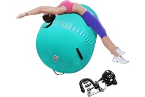 HOMESUN Air Rolle Turnen Aufblasbare Gymnastik Training Zylinder Tumbling Rolle Air Barrel Yoga Roll mit Pumpe