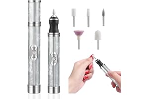 KDJXZ Nail Filer Electric Batteryprofessional 4 Speed Filenail File Electric Nail Grinder for Thick Toenails Ensures Long-Lasting Performance You can Easily Charge und Enjoy Long-Lasting Manicures