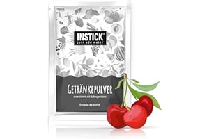 ‎INSTICK JUST ADD WATER INSTICK Zuckerfreies Instant-Getränk (Kirsche) – 1 Packung für 18 L – Veganes Getränkepulver Kalorienarm & Vitamin C – Instant-Pulver