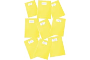 Pigna, Coprimaxi Colorato Glossy in PVC, proteggi quaderno laccato lucido, copriquaderni, Formato A4, 230 Micron, con alette e tasca Salva Angoli, Colore Giallo, 25 pezzi
