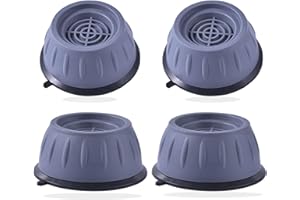 SUCADA Waschmaschine Füße Pad Fuß Pad 4-teilige Universal Anti Vibration Waschmaschine Füße [Vibration Dämpfer]Anti Rutsch Gummi Fuß Pad Vibration Dämpfer Anti Rutsch Matte für Waschmaschinen und Trockner