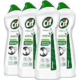 Cif Krem Yeni Nesil Y&uuml;zey Temizleyici Amonyak 750 ml x4