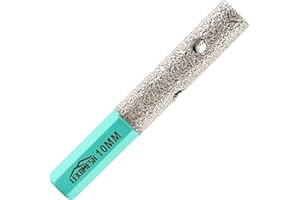 Fraise Diamantée pour Carrelage 10mm - Foret à Doigt Diamant avec Tige Hexagonale Pour Amplification Façonner Bordure Le Trou - Porcelaine,Tuiles,Céramique,Marbre,Granit,Comptoirs,LEKOMESH