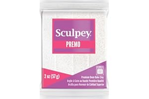 Sculpey Premo Sculpey Accents Polymer Clay 2oz-Frost White Glitter