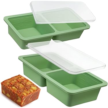 Souper Cubes Siliconen diepvriesvormen met deksel Souper Cubes Siliconen diepvriesvormen met deksel