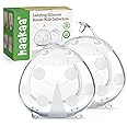haakaa Ladybug Milk Collectors Breastmilk Catcher Wearable Nursing Cups for Breastfeeding Moms to Collect Leaky Breast Milk, Protect Sore Nipples, Made of Soft Food Grade Silicone(1.4oz/40ml,2PCS)