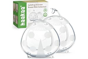 haakaa 40 ML Coppette Raccoglilatte, Proteggi Capezzolo di Silicone, Materno Coppe Raccoglilatte, Sano e Innocuo, 2 Pezzi