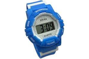 VISIONU Azul Reloj Parlante en Español para Ciegos, Niños, y Los Ancianos, Deportes Electrónicos Hablar Relojes Gatget Regalo