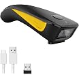 Scanner Wireless NetumScan NSL8 Per Codici 1D E 2D, QR, PDF417 – Batteria 2000mAh, Raggio 100m, USB E Wireless, Per Magazzino E POS