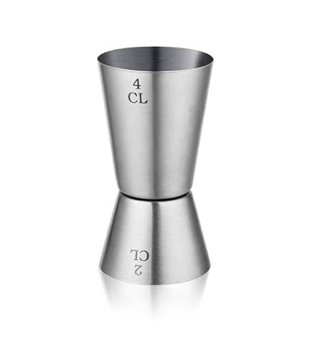 3 Stück Cl Messbecher Cocktail, Cocktailmessbecher Doppelmaß Jigger Edelstahl Barmaß 1,5cl 2cl 2,5cl 3cl 4cl 5cl Messbecher für Cocktails, Bars, Partys Küche, Haushalt & Wohnen