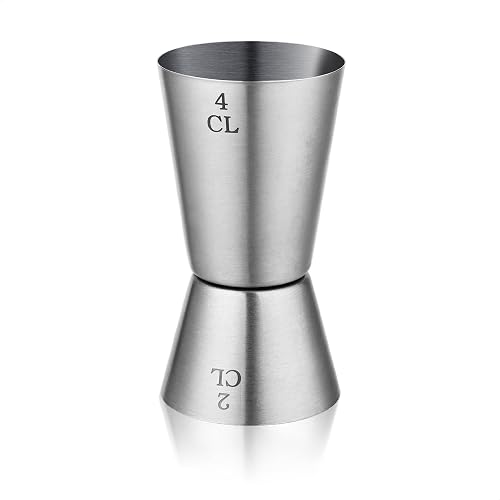Kerafactum Barmaß Edelstahl, 2 cl / 4 cl