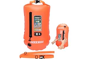 BOOSTEADY Boa da Nuoto con Cintura in Vita Regolabile, Boa Nuoto Acque Libere Accessori, Pull Buoy Nuoto per Triathlon, Kayak