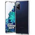 Zege for Samsung Galaxy S20 FE clear silicone case soft TPU transparent clear anti scratch cover with reinforced shockproof bumper corner protection for Samsung Galaxy S20 FE