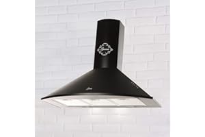 Gurari 046 Hotte aspirante murale 90 cm •1000m³/h•Hotte murale Luxe fabricant Gurari • 3 vitesses •1000m³/h •LED •Hotte Noir •Métal noir• 90 cm• Recirculation possible