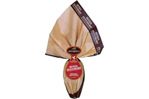 Uovo di Pasqua SENZA ZUCCHERO Extra Fondente - Pasticceria Antico Castello - 250 gr con sorpresa