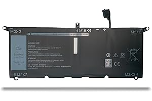 HUBEI DXGH8 G8VCF H754V 0H754V P82G001 Laptop Battery Replacement for Dell XPS 13 9370 9380 Inspiron 13 7390 7391 2-in-1 5390 5391 7490 Latitude 3301 E3301 Vostro 5390 5391 Series (7.6V 52Wh)