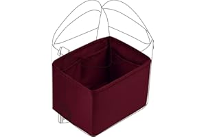 DGAZ Organizator torby dla Picotin 14/18/22/26, Jedwabna wkładka, luksusowy organizer torebki (Rouge h, PC18)