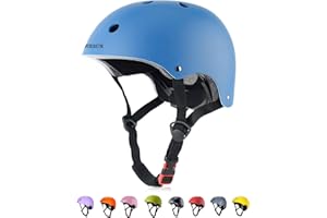 BURSUN Kinder Fahrradhelm Kinderhelm Skaterhelm für Alter 2-16 Jahre Jungen Mädchen, Kinderhelm für Fahrrad Roller Skateboard Scooter Roller Skating