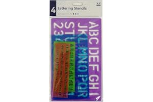 Anker International Stationary Lettering Stencil, 25.1 x 14.2 x 0.5 cm