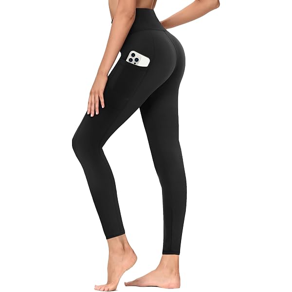 Leggings TNNZEET Cintura Alta - Pretas, Opacas, Para Yoga E Dia A Dia