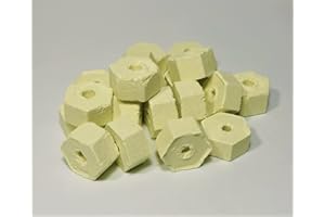 TODOCULTIVO Discos de azufre de 5 gr./ud. - 100 uds (0.5 kilos). Discos azufrines combustibles para desinfección de barrica, toneles o ahuyentar abejas en panales