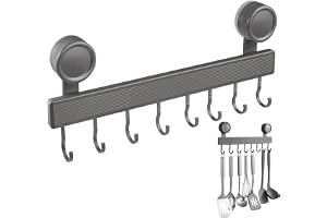 40 cm kroklist kök självhäftande utan borrning med sugkopp och krok