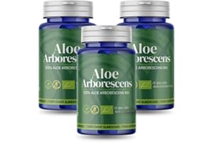 TEO NATURA TeoNatura Integratore Alimentare di Aloe Arborescens - 100% Biologico Made in Italy 150 Capsule (Confezione da 3)