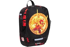 SKANDO BAGS Lego Kindergartenrucksack Jungen und Mädchen 3-6 Jahre - Rucksack Kindergarten & Kita - Leichter Kinderrucksack mit Brustgurt, Namensschild & Reflektoren auf allen Seiten