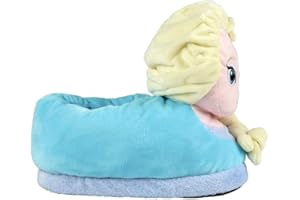 Artesania Cerda Zapatillas De Casa 3D Frozen Elsa, estar por Bambine e Ragazze
