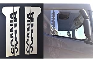 VNVIS FILERA acier inoxydable porte métallique décoration pour Scania S R series 2016+ NextGen
