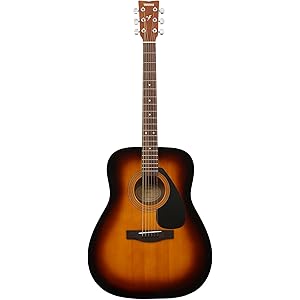 Yamaha F310 Acoustic Guitar – 6-String, Tobacco Brown Sunburst, Full-Size Dreadnought Body, Spruce Top, Rich Tone & Comfortable Playability for Practice & Performance