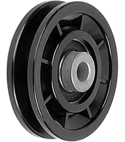 Carrucola In Nylon Per Porte Garage E Attrezzatura Sportiva - Diametro 90mm, Portata Max 100kg - Foto 4